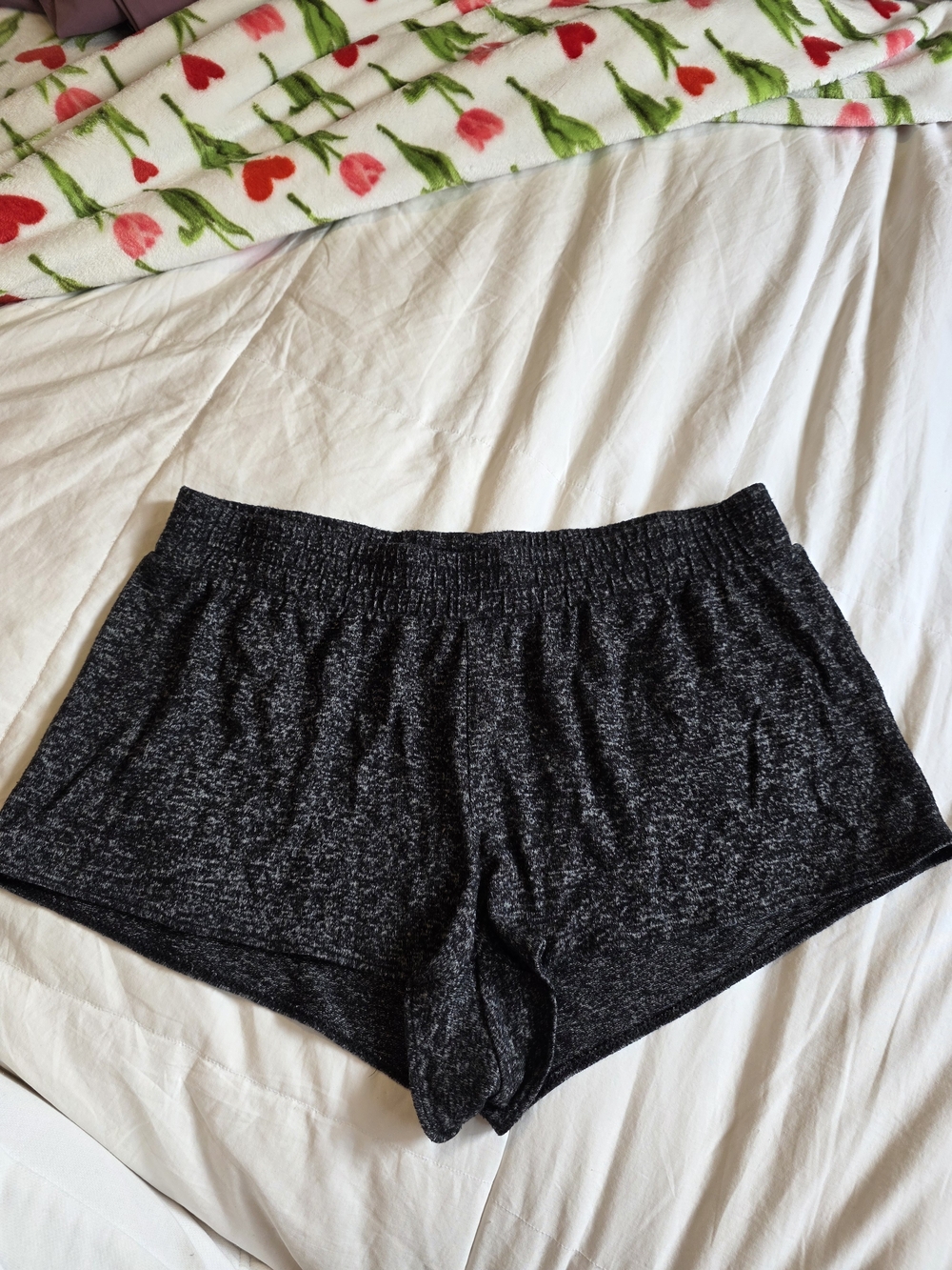 La Senza - Charcoal Heather Lounge Shorts - Size Small